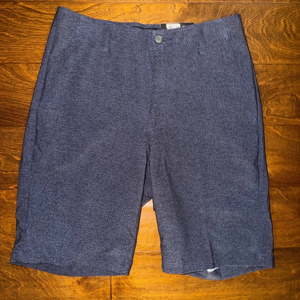 Men’s Pebble Beach Performance Dry Luxe Flat Front Golf Shorts Size 30 NWT Navy - Picture 5 of 9